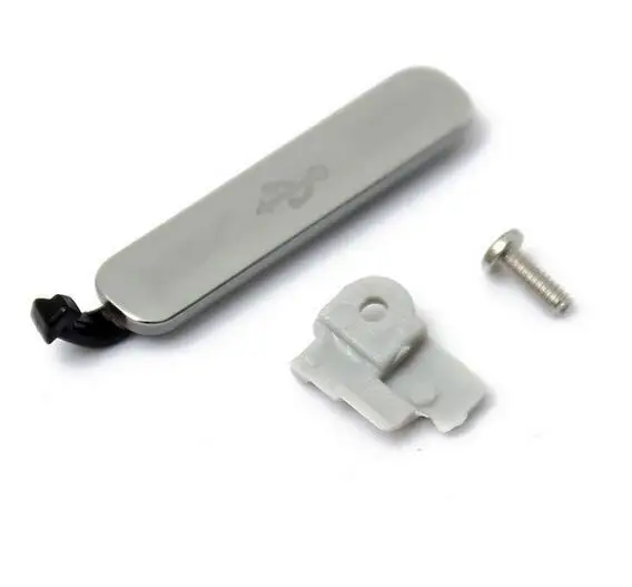 5 компл./лот USB зарядное устройство Порт откидной крышкой гайка водонепроницаемое Зарядное устройство Док-станция Порт пылезащитный чехол для Samsung Galaxy S5 i9600+ держатель+ винт