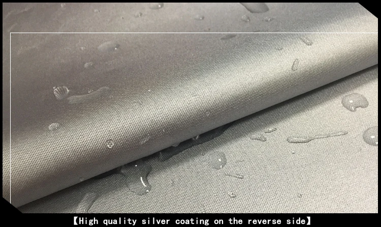 1*1,5 м 300D печатная водонепроницаемая ткань Оксфорд капли воды покрытая серебряным зонтиком ткань W/R Оксфорд