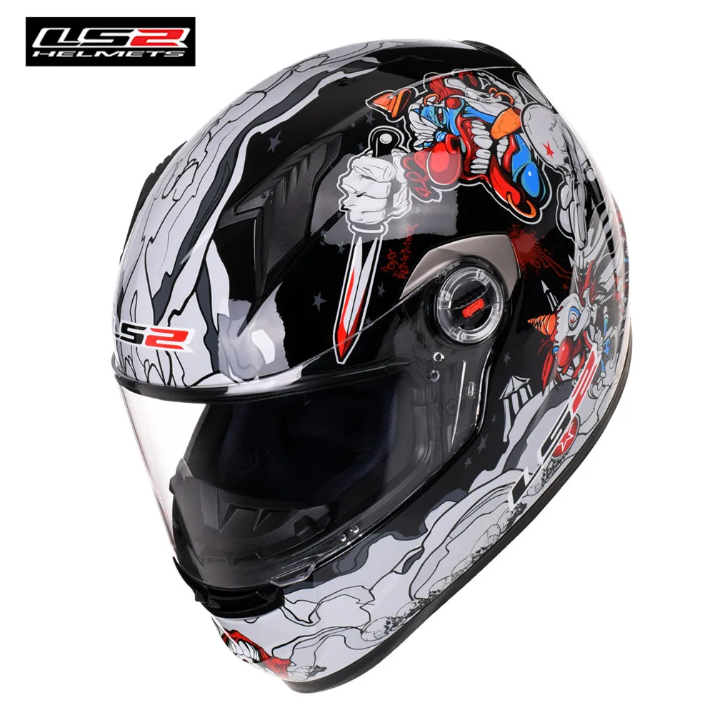 

LS2 FF358 Classic Full Face Motorcycle Helmet Racing Casque Casco Capacete Moto Kask Helmets Helm Caschi For Suzuki Motor Bike