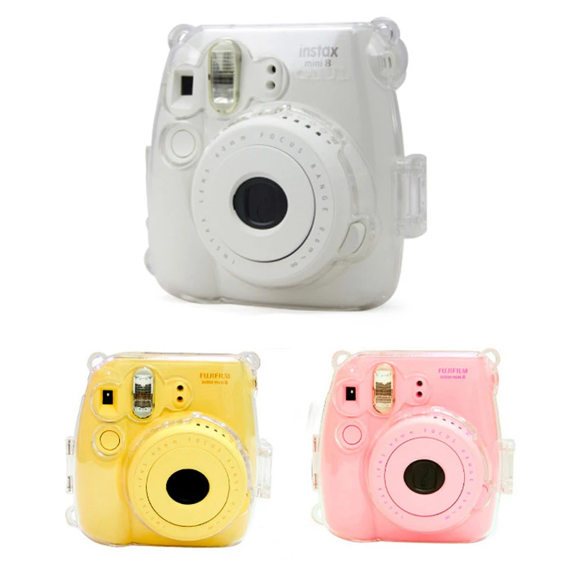 

Roadfisher Transparent Shockproof Photo Camera Bag Protector Shell Case Pouch Cover For Fuji Fujifilm Polaroid Instax Mini 8S