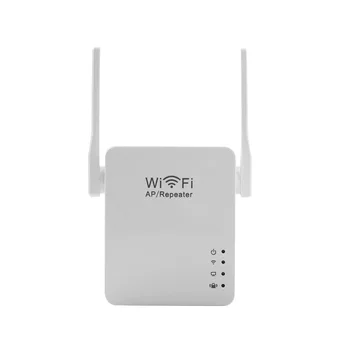 

Wireless WIFI Signal Amplifier Double Antenna with Network Port+USB Charging 300Mbps Wireless Relay Routing