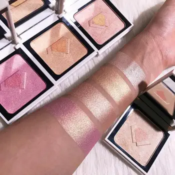 

FOCALLURE Brand makeup Highlighter Palette professional shimmer Iluminador Face Contouring Highlighter makeup