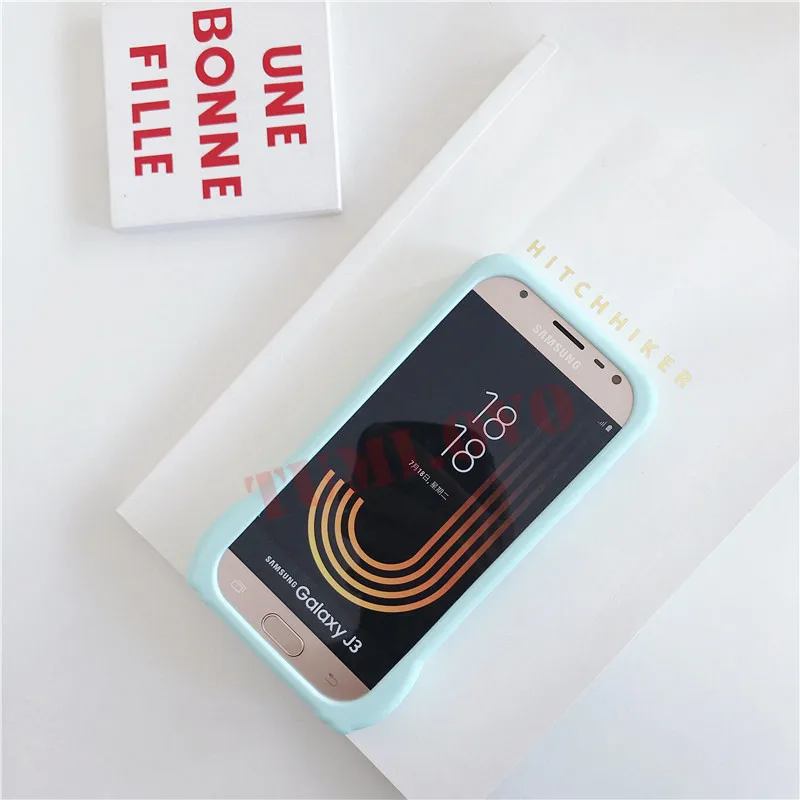 Модный силиконовый чехол с объемным рисунком Hello Cat для Samsung Galaxy S8 S9 Plus S7 Edge S6 J5 J7 2016