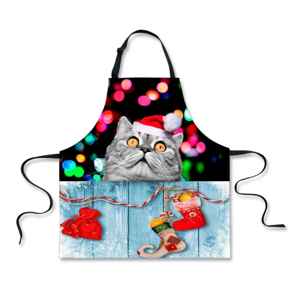 Kawaii с рисунком собачки и котика Рождественская шапка Пособия по кулинарии