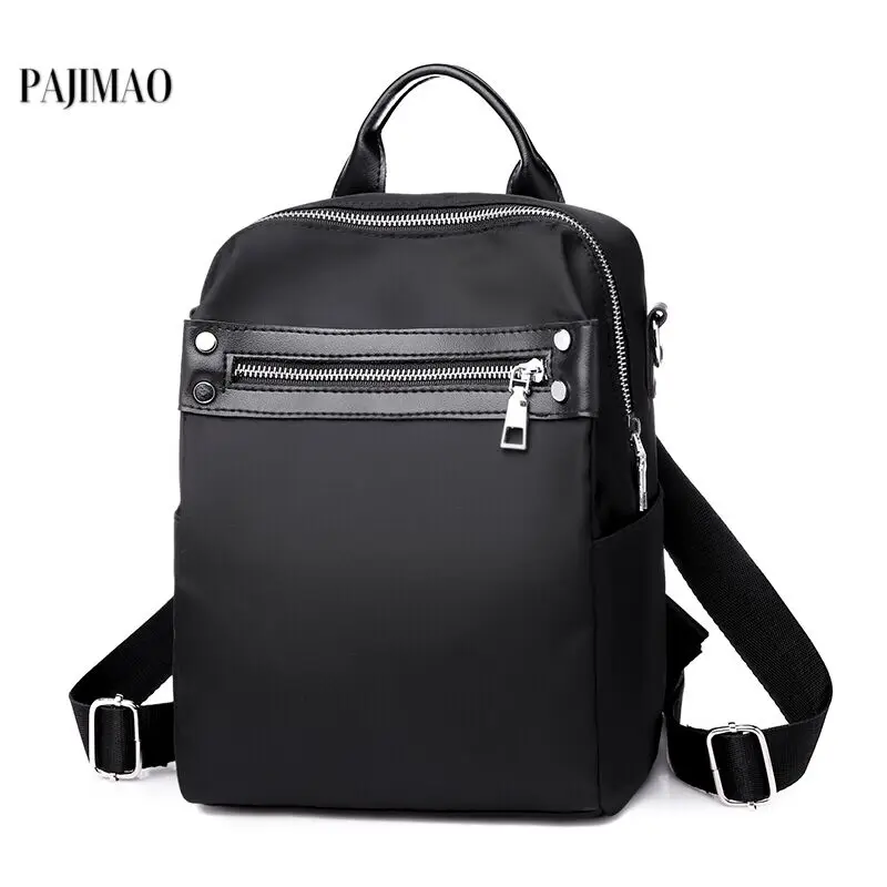 Women square Backpack Mini Bag Simple Design Fashion Cute Nylon Fabric