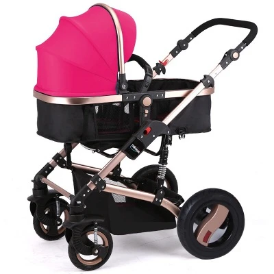 

Baby trolley high landscape can sit neonatal baby folding four seasons general trolley child car