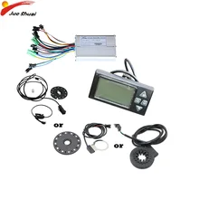 36 В 350 Вт/500 Вт контроллер электрического велосипеда с ЖК-дисплеем PAS датчик скорости водонепроницаемый кабель Электрический велосипед Ebike комплект электрических деталей