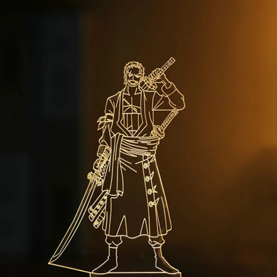 UMA-PE-A-3D-Figura-Dos-Desenhos-Animados-Nightlight-Escurecimento-interruptor-Remoto-base-de-madeira-USB