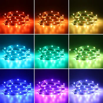 

RGB LED Strip Waterproof 5050 5M 10M DC12V Fita LED Light Strip Neon LED 12V Flexible Tape Ledstrip With Controller And Adapter