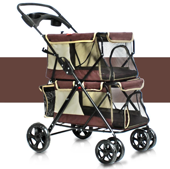 double decker dog stroller