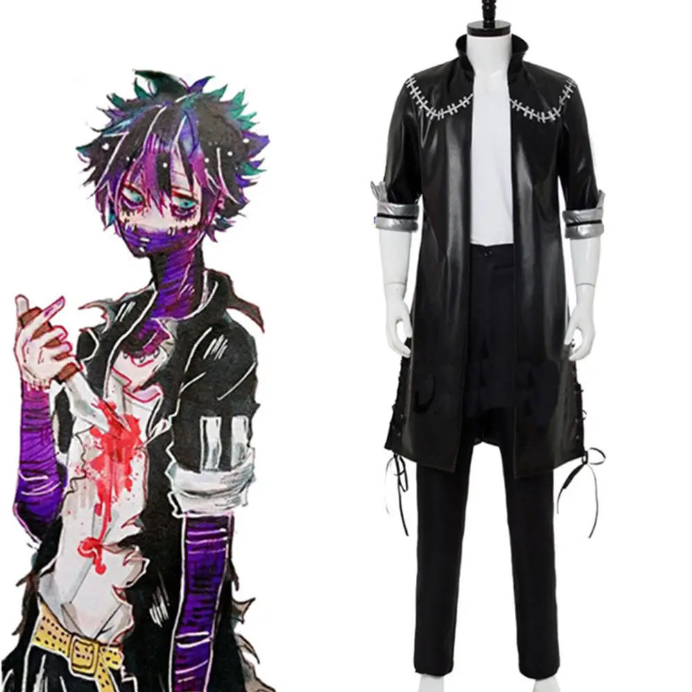 

My Boku No Hero Academia Dabi Uniform Jacket Set Costume Outfit Villains Cosplay Drop