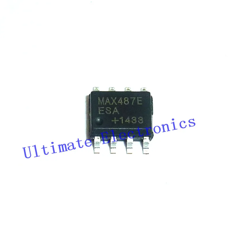 10pcs/lot MAX487EESA MAX487E SOP 8 RS 485/RS 422 Transceiver MAX487 ...