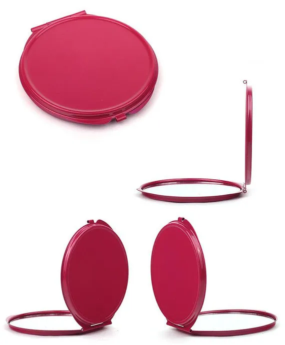 73 мм красочные круглый пустой карманное зеркало с 65 ПВХ настройки pad, компактные зеркала питания