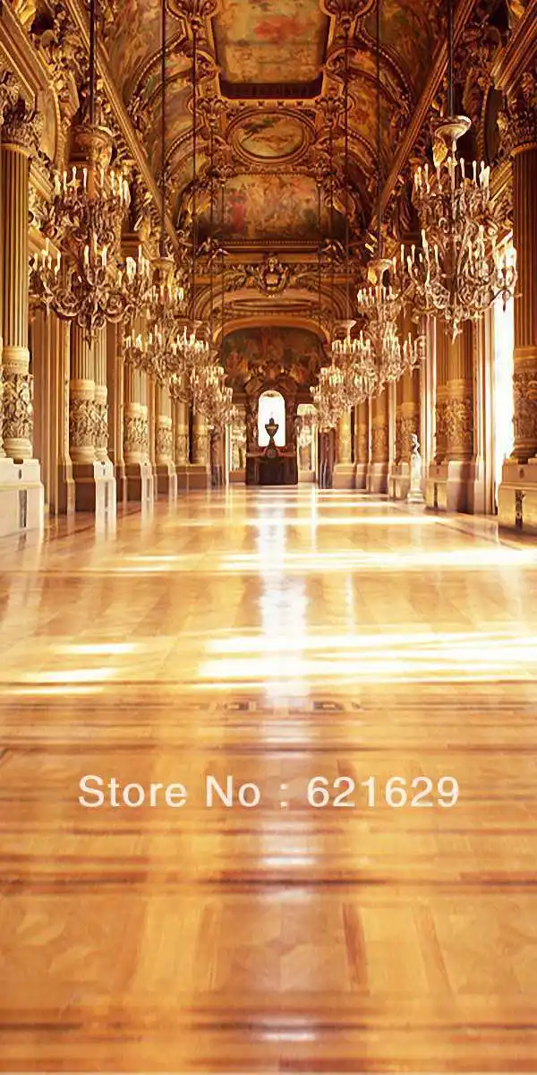 

Palace architecture 10'x20' CP Computer-painted Scenic Photography Background Photo Studio Backdrop HY-CM-1547