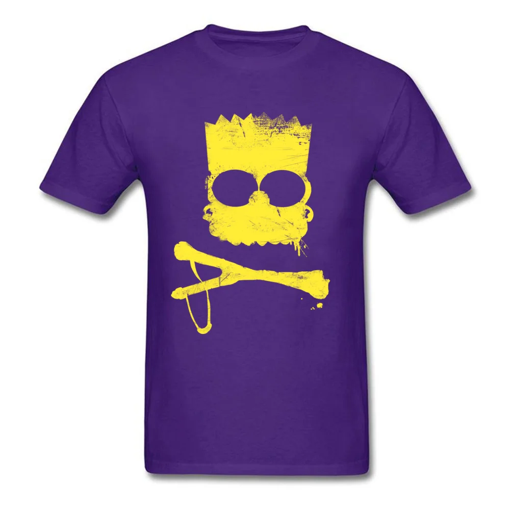 O-Neck Bart 100% Cotton Men T Shirts Family Short Sleeve Tees Prevailing Gift Tops Tees Top Quality Bart purple