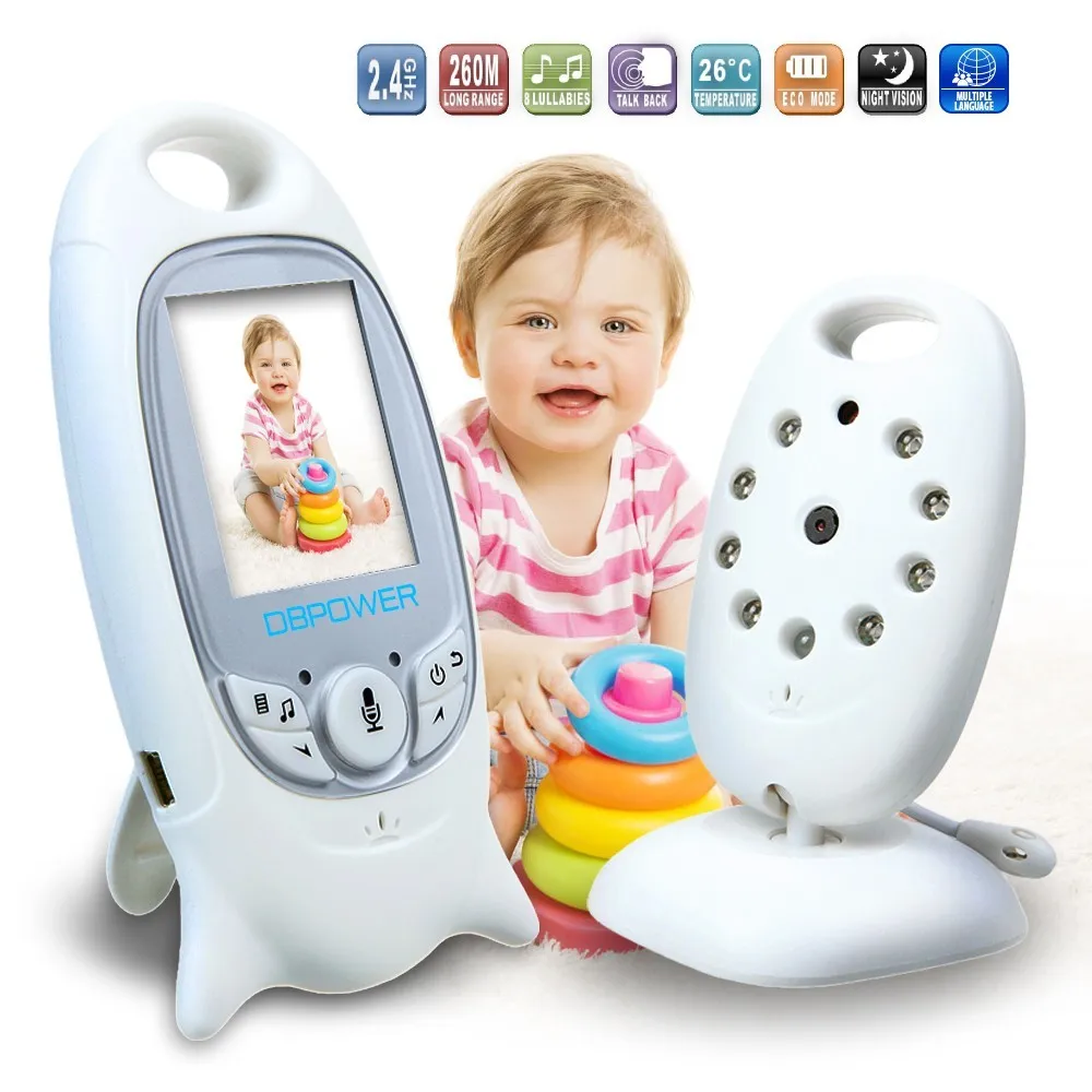 

(1 PCS)2.0" Inch LCD Screen Wireless BABY Oldman Monitor IR night version 2 way voice intercom with temperature function