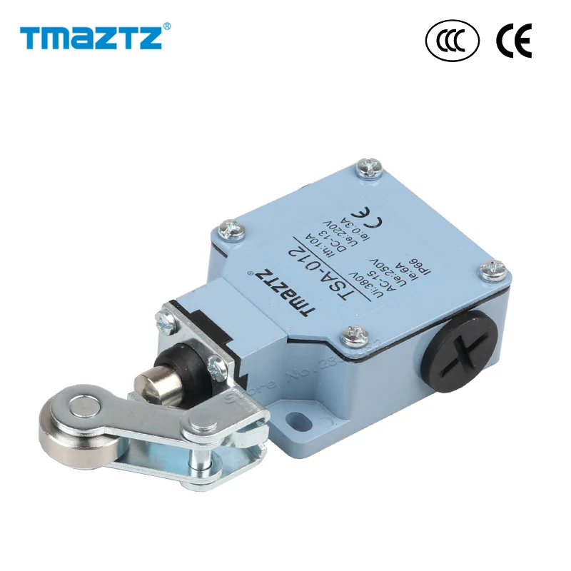 

Limit switch AC DC NO NC 380V 10A stainless steel roller wheel momentary metal switch IP66 waterproof TSA-012 high quality