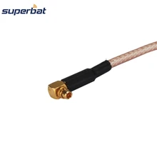 Superbat MMCX правый угол штекер для UFL/IPX правый угол Jack Пигтейл кабель антенна Фидер кабель в сборе RG178 15 см