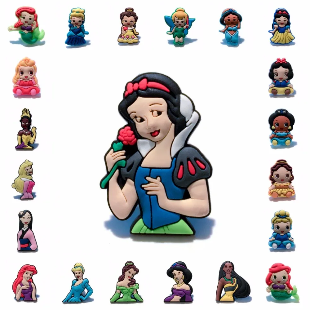 

1pcs Lovely Princess PVC Anime Brooch Pins Badge Cartoon Icon Button Badges for Woman Kids gift Backpack Clothes Hat Decor