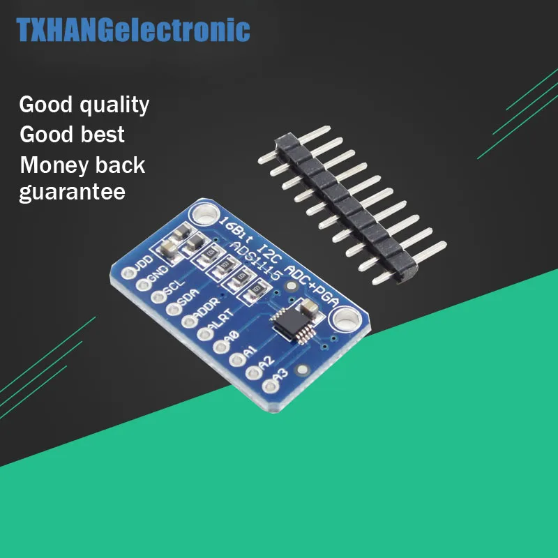 

5PCS 16 Bit I2C ADS1115 Module ADC 4 channel with Pro Gain Amplifier