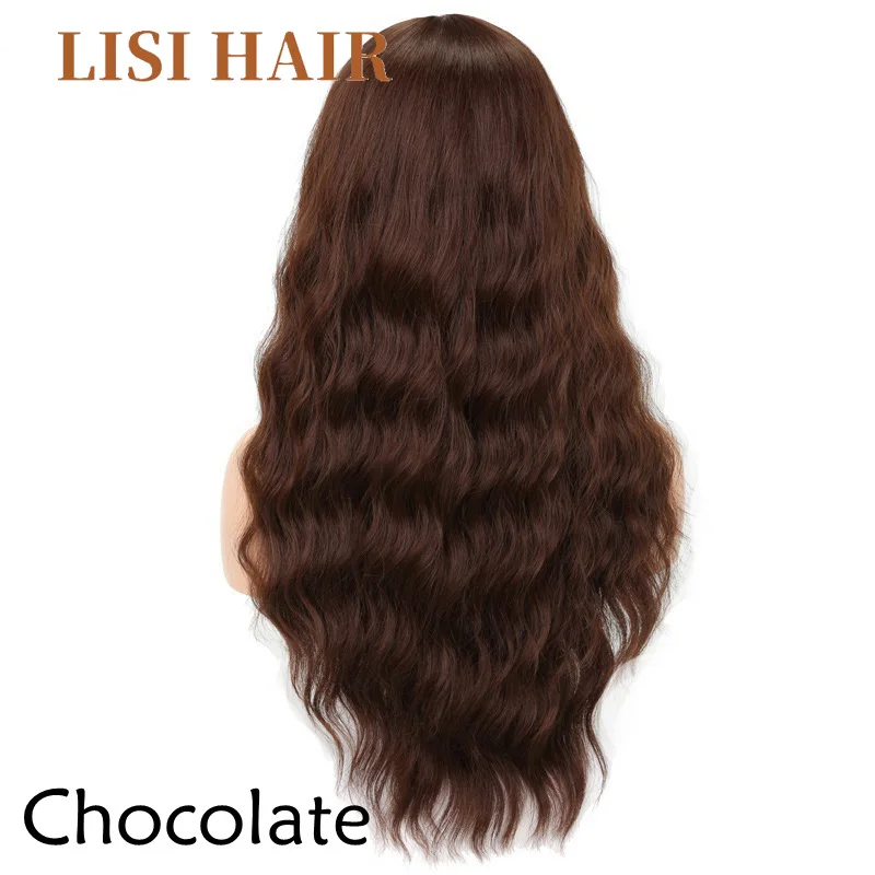 MERISI HAIR Long Wavy Wig 8Colors Available Wigs For Women Synthetic Hair High Temperature Fiber Average Size4 (3)