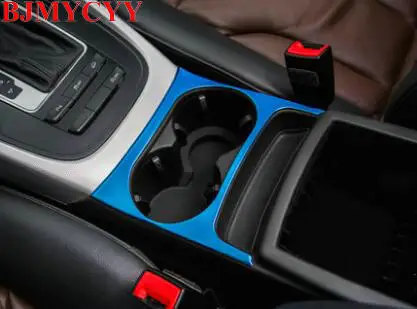 

BJMYCYY Stainless steel decorative sequins for automobile cup panel for Audi Q5 2009-2018