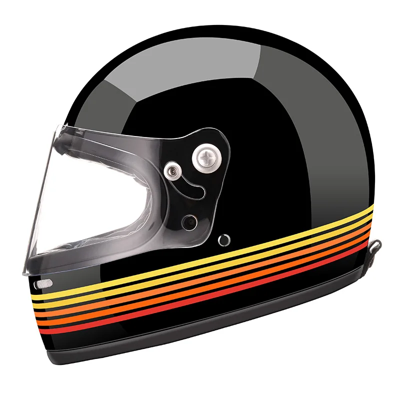 AMZ 919 Полнолицевой мото rcycle шлем chopper moto rbike гоночные шлемы винтажные Ретро шлем casco moto ретро