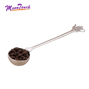 

Coffee spoon Stainless Steel Mesuring Spoon 304 High Quality Long handle Multi-function Coffee Milk Powder Spice Ball Spoon