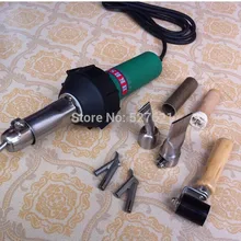 Горячий Воздушный Факел пластиковый сварочный пистолет сварщика пистолет 1000 Вт+ Скорость сопла+ ролик некоторые ПВХ или PE подарок