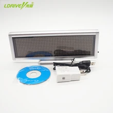 High 8.5 Inch Red LED Desktop Display Board Portable Rechargeable USB Programmable Moving Message Store LED Business Sign Board