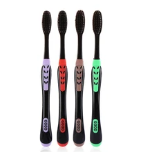 4 шт./лот Ультрамягкая зубная щетка Красота для здоровья и гигиены полости рта антибактериальные Зубная щётка Щетинная кисть бамбуковая зубная щетка из древесного угля