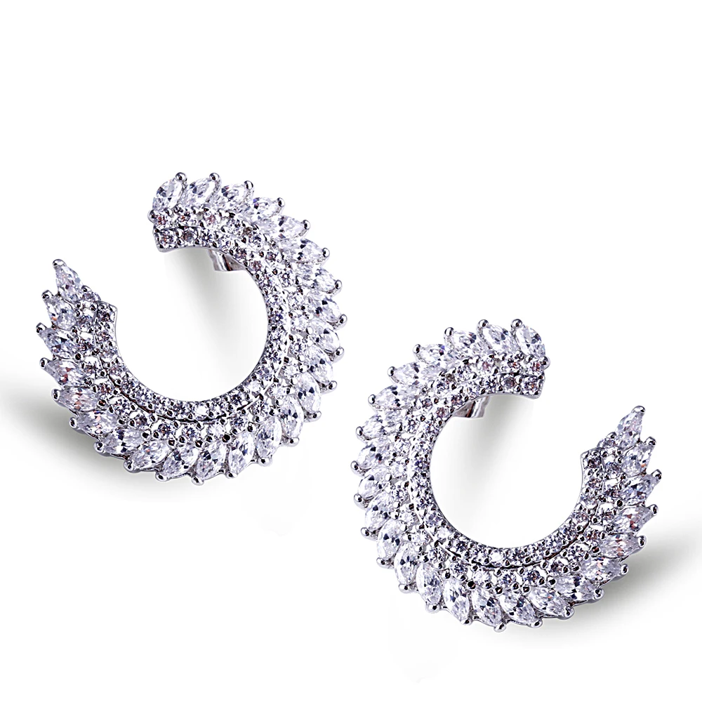 Buy Sweet Look Ladies Trendy Jewelry Hoop Earrings