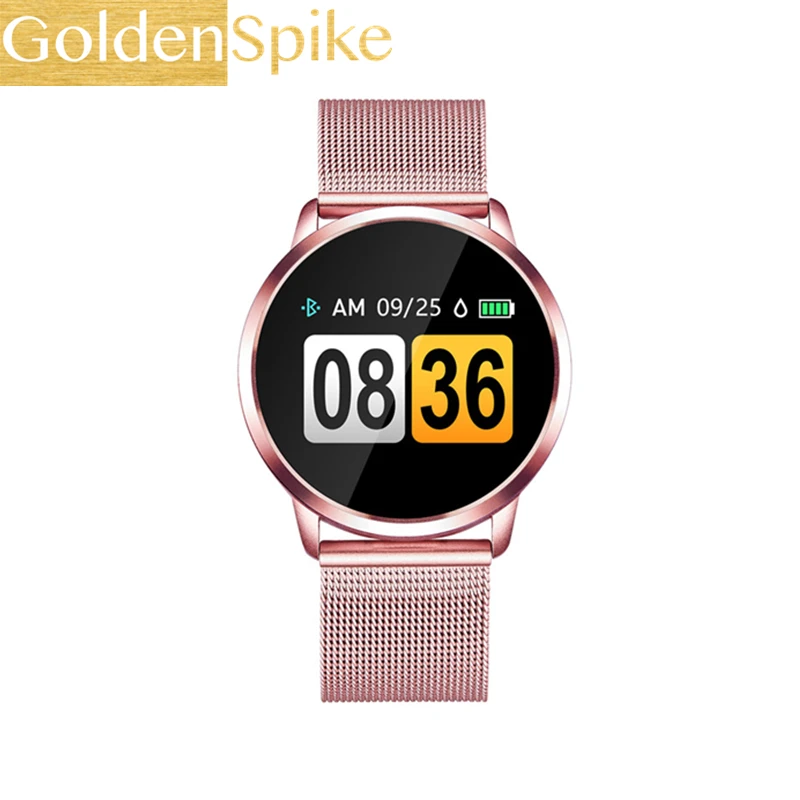 

New Bluetooth Smartwatch Q8 support Blood Oxygen Pressure Heart Rate IP67 Waterproof Sports Smart Watch for xiaomi huawei iphone