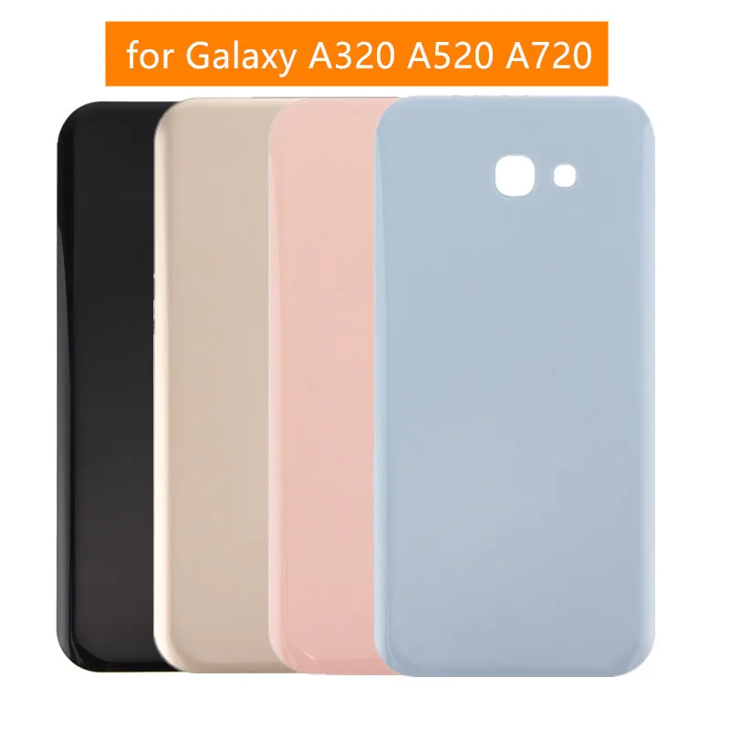 Для Samsung Galaxy A3 A5 A7 2017 A320 A520 A720 стеклянная задняя крышка батарейного отсека Корпус