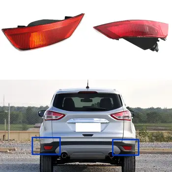 

2PCS Red Lens Rear Bumper Fog Lamp Lighting For Ford Escape 2013-2016 A