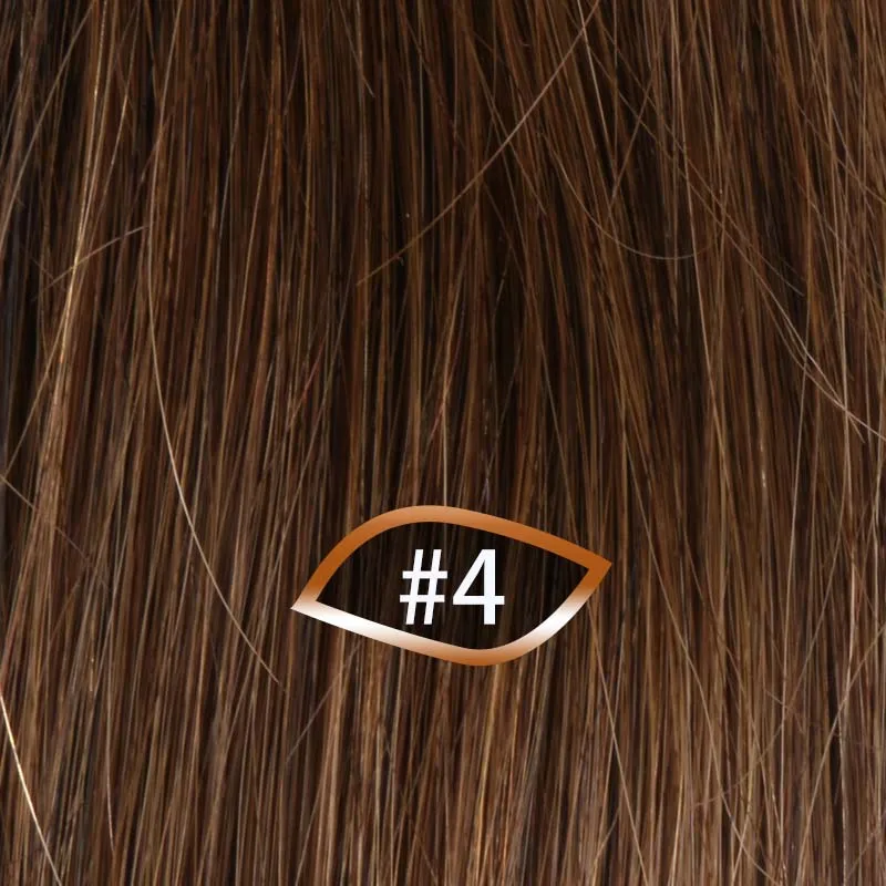 #4 Али queen hair 1 г/шт. 1" 18" 2" прямые машины сделаны Волосы remy наращивание 50 шт./компл. прямые кератиновые человеческих волос для наращивания волос - Цвет: #4