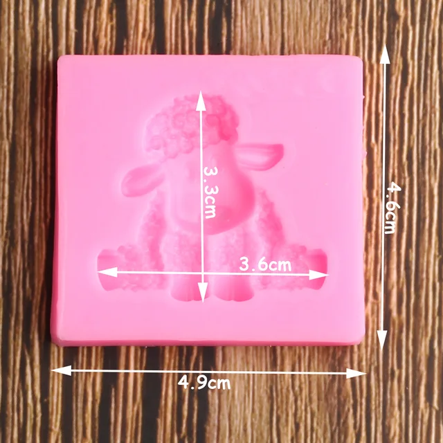 3D Juh -Szilikon Penész Diy Baba Születésnapi Party Torta Díszítő Szerszámok Cupcake Sütés Fondant Csokoládé Cukorkák Öntőformák - Image 2