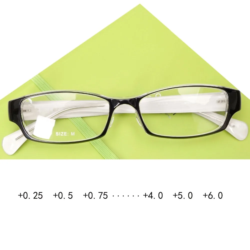 

Oversized reading glasses for women black/transparent plastic titanium 0.25 0.75 1.0 1.25 1.75 ... 5.0 6.0