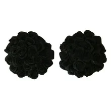 Новая мода женщин многоразовые Сексуальное белье цветочные розы груди Бюстгальтер соска крышка Стикини наклейки