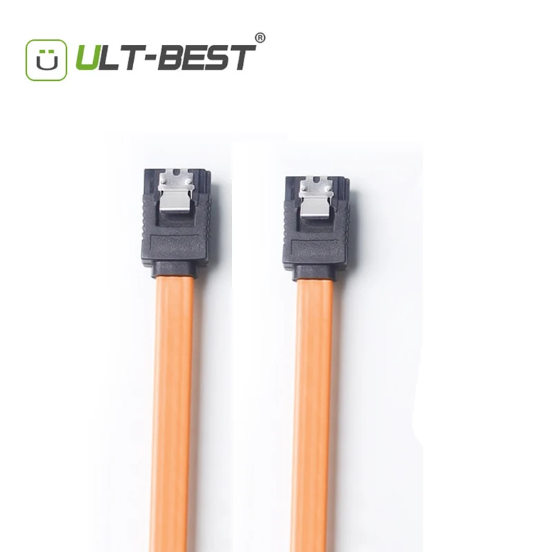 ULT-BEST Wholesales High Speed SATA Cable Hard Disk Drive Data Cable for HDD SSD Hard Drive Adapter Cable 40cm 