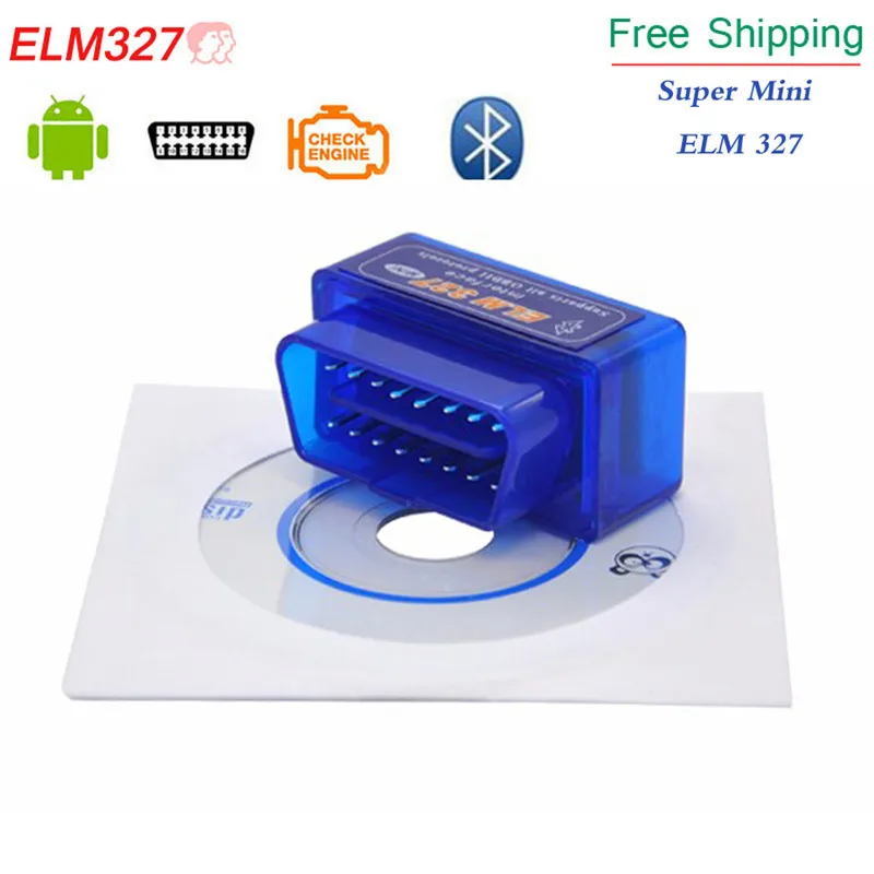 Super Mini Elm327 Bluetooth OBD2 V1.5V2.1 Elm 327 OBD 2 Car Diagnostic-Tool Scanner Elm-327 OBDII Adapter Auto Diagnostic Tool (2)