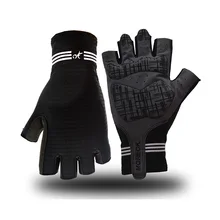 Велосипедные перчатки, черные велосипедные перчатки с полупальцами, противоударные дышащие перчатки для горного велосипеда, горного велосипеда, мужские спортивные велосипедные перчатки