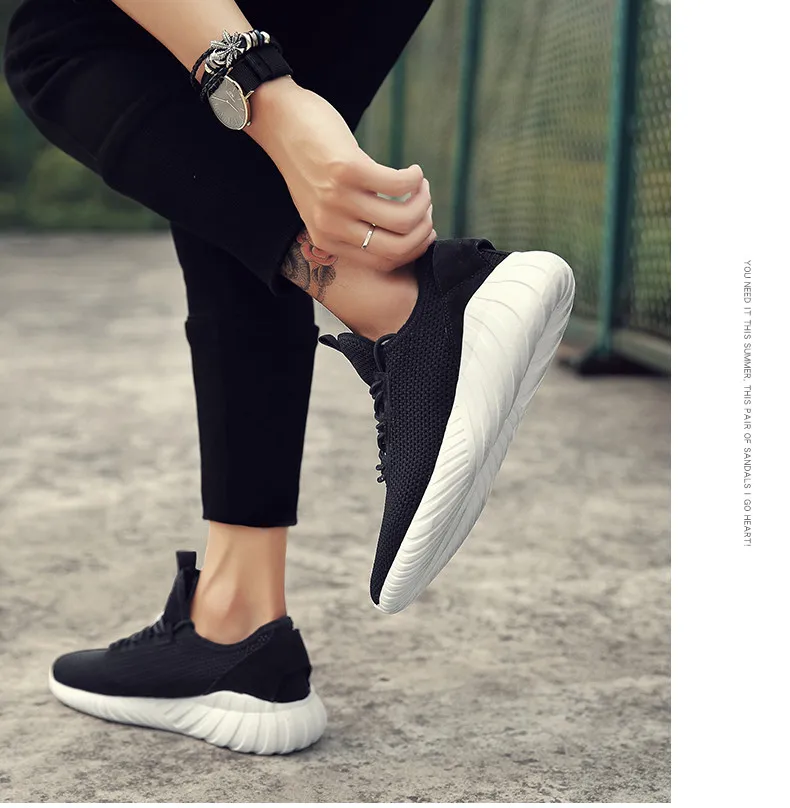 Sneakers men Sport Shoes Breathable Mesh Sneakers Running Shoes chaussure homme sport (16)