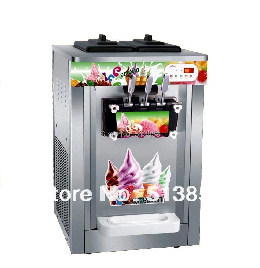 

Stainless Steel Automatic Ice Cream Maker 2015 Brand New Good Quality Special Offer(220V 60Hz +Pre cooling syster)