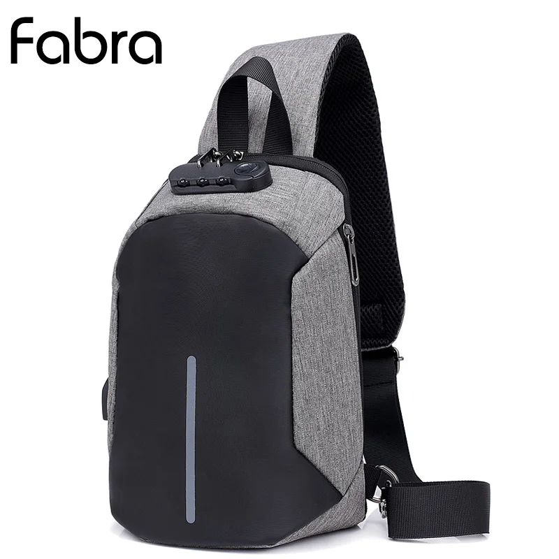 Fabra New Men Chest Bag Crossbody Sling Bag Travel Fashion Oxford ...