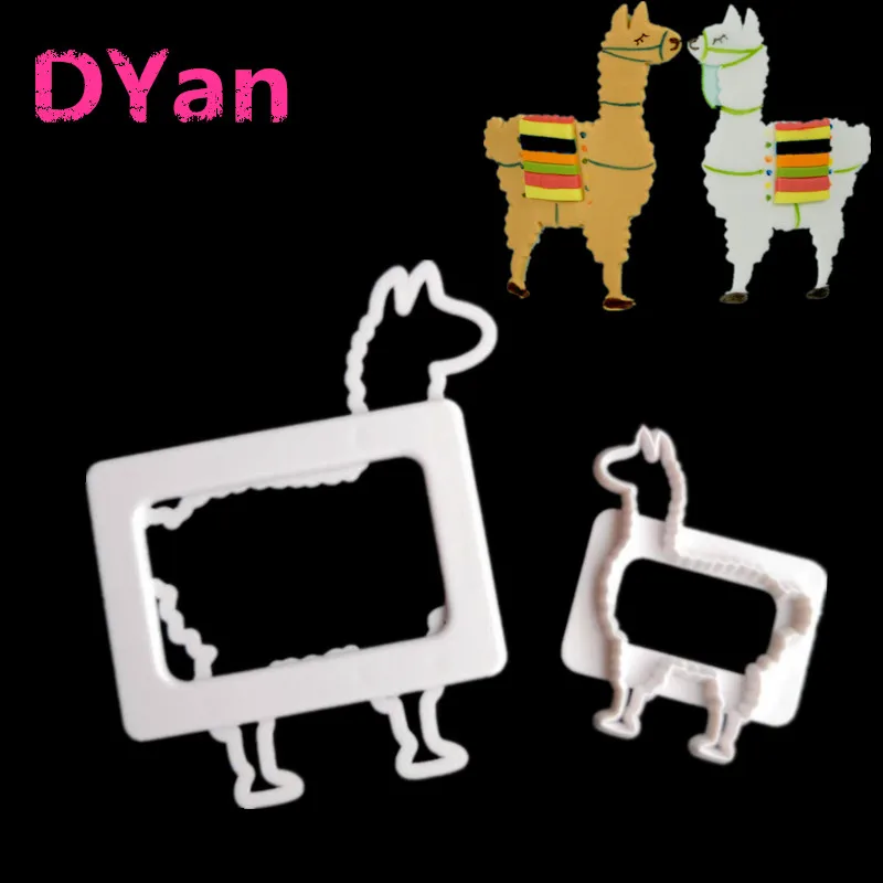 

DIY Camel Mold Paper Clay Cut Mold Cake Biscuits Soft Pottery Commonly Used Clay Mold Kitchen Cake Decoration Mold A1492