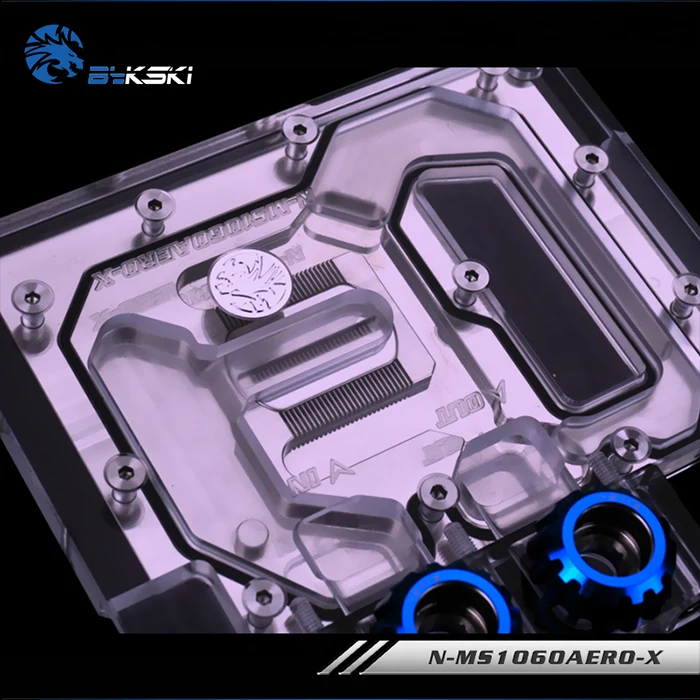 Bykski N-MS1060AERO-X блок водяного охлаждения GPU для MSI GTX 1060 Aero ITX
