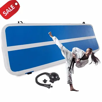 

Inflatable Gymnastics Tumbling Mat Air Tumbling Track /Electric Pump Air Floor Mat for Home Use/Cheerleading/Beach/Park or Water