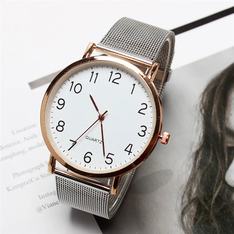 2018 Luxury Fashion Men Watch Women Watches Unisex Steel Strip Analog Alloy Quartz Wrist Watch clock Relogio masculino A09#N (10)