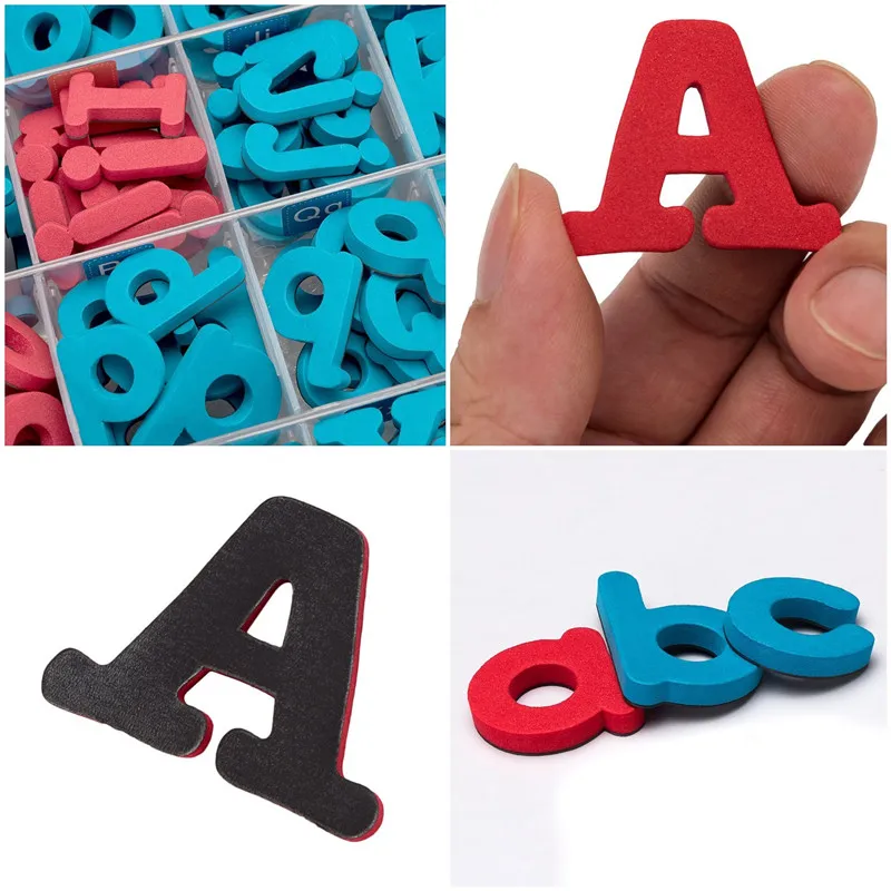 Letras de Espuma Sala de Aula Conjunto com Placa Ortografia e Aprendizagem Brinquedos para Crianças Ímã para Crianças Magnética Alfabetos Meninos 208 Pçs Abc 8 Home & Garden